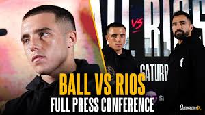 FULL Press Conference! Nick Ball vs Ronny Rios WBA World Featherweight  Championship Homecoming Fight