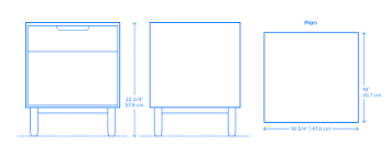 At 92cm x 188cm, it's compact and well. Raleigh Bedside Table Dimensions Drawings Dimensions Com
