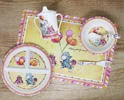 Best and most fun melamine baby/toddler plates and bowls. Baby Cie Dani Le Cadeaux