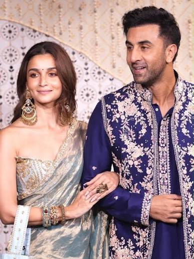 Hotter Together! RK And Alia Make A Stylish Appearance At The Ambanis'  Ganpati Celebration. 🔥✨ #ranbirkapoor #aliabhatt #bollywoodcouple  #ganpatibappa #gs