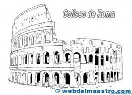 Coliseo de roma para colortear. Dibujos De Romanos Web Del Maestro