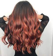 The longer your hair, the more beautiful. Ombre Hair Red Lumea Fericirii