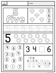preschool number worksheets superstar worksheets