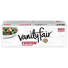 Vanity Fair Everyday Napkin 2 Ply 110 Count 6 Pack Vanity Fair Napkins Paper Napkins