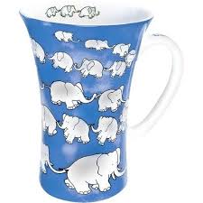 Coffee bar by konitz 5 coffee cocktail mugs. Konitz Animals Chain Of Elephants Mega Mug Set Of 4 Canecas Cafe Ou Cha Ceramica