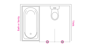 Average height of a bathroom vanity. Bathroom Clearance St Michel Bathroomware