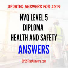 By studying and regulating risks in the workplace, occupational health and safety efforts have decreased workplace deaths by 65%. Nvq Level 5 Dipoma In Health And Safety Answers Health And Safety Health Answers