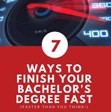 Accelerated Bachelors Degree Online 7 Ways To Finish Your Degree Fast Online Degree Programs Online Education Online School