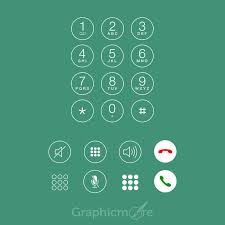 Ios7 Phone Or Call Dialer Mockup Design Free Vector File Apple Buttons Call Caller Design Dialer File Fr Free Vector Files Vector Free Mockup Design