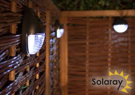 Switch to an amorphous solar panel: Pack Of 9 Solar Fence And Wall Garden Lights By Solaray 29 99