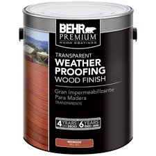 Behr Premium 1 Gal T 330 Redwood Transparent Waterproofing Exterior Wood Finish 50201 The Home Depot Staining Deck Staining Wood Exterior Wood Stain