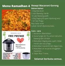 Nasi daging adalah nasi yang dimasak sekali dengan ketulan daging dan juga air rebusan daging. Resepi Makaroni Goreng Periuk Noxxa Resepi Merory Sedap Betul