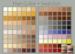 Hair Color Swatches By Deviantnep On Deviantart Hair Color Swatches Color Swatches Hair Color Chart