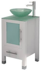 Legion furniture 18 weathered gray sink vanity no faucet. 18 Bathroom Vanity With Vessel Sink Artcomcrea
