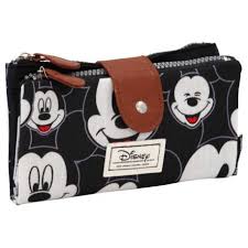 Portefeuille Long Mickey Visages Souple Disney 22 90 Bags Mickey Disney
