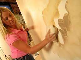Pour one part paint into a large container. Decorative Paint Technique Colorwashing Wall Instructions Hgtv