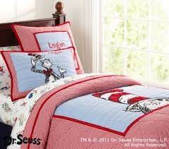Pottery Barn Kids Dr Seuss Cat In The Hat Quilt Sham Sheets Twin New 5 Pottery Barn Kids Boy Room Boy Girl Room