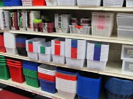 But most people buy bins to organize their things onto shelves, meaning. Take A Trip To The Dollar Store For Inexpensive Organizing Containers