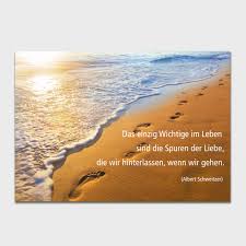 / ich ging am meer entlang mit mein. Dankekarten Trauer Strand Fussspuren 1001karte De