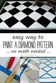 How To Paint A Diamond Pattern Porch Rug It All Started With Paint Porch Rug Painted Rug Diamond Pattern
