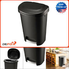 Main features of the rubbermaid 2026695 trash can for kitchen. Rubbermaid Kitchen Household Trash Cans Wastebaskets For Sale Ebay