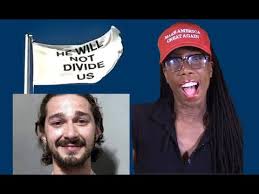 He will not divide us, shia labeouf's artistic protest against the trump presidency, has been shut down again, just one day after moving to its latest location in liverpool. Video He Will Not Divide Us