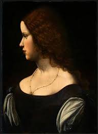 Portrait Of A Woman With A Man At A Casement Leonardo Da Vinci 1500 Leonardo Da Vinci Portrait Portrait Renaissance Portraits