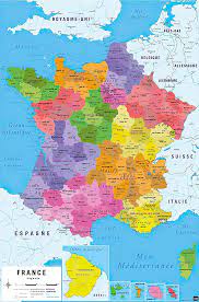 Carte france vous trouverez sur cette carte de france le détail et les informations de chaque région et département de france. Poster Stop Online Map Of France Carte De France Poster Print Republique Francaise French Language Map Size 24 X 36 Poster Poster Strip Set Buy Online In Azerbaijan At