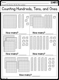 Students can learn the basic place value concept of tens and ones by completing a simple cut and paste activity. Hundreds Tens And Ones Worksheets 99worksheets