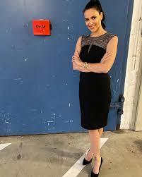 German sportscaster best recognized for reporting on soccer events for sky. Esther Sedlaczek Gorgeous Women Little Black Dress Fashion