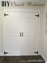 I'd love to add swing out doors, but there just isn't space in this small room. 18 Makeover Closet Door Ideas That Ll Give You Closet Envy