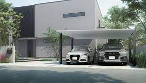 カーポートscワイド カーポート エクステリア 車のガレージ