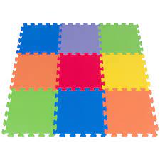 Given the puzzle piece design that is a plus to lock the mat together nicely, this turns into a failure point. Foam Floor Puzzle Play Mat 9 Pieces Premium Joy