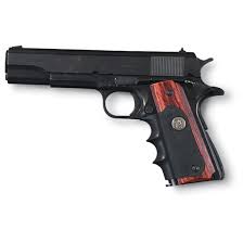 Pachmayr Colt 1911 Grips Rosewood Rubber