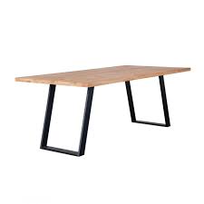 Grande table à manger artisanale moderne inspirée du design danois. Grande Table De Salle A Manger 8 10personnes Bois Chene Massif 220cm