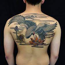 The cross is a christian symbol which emerged in the 4th century, before that the gospel was introduced to sun and moon worshiping. Crane Tattoos