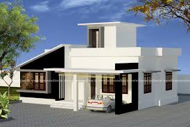 Planners from our group , outline these 2 bhk house design such that every room offers plentiful storeroom space and abutting restrooms, with the mutual normal zones of the kitchen,dining zone, pantry, and lounge in house plan with pooja room. Small Contemporary House 2bhk Design With Elegant Exterior