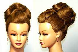 Hairstyle For Medium Long Hair Bridal Updo Medium Long Hair Long Hair Styles Hair Videos