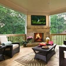 Love The Corner Fireplace Tv Outdoor Living Outdoor Rooms Home