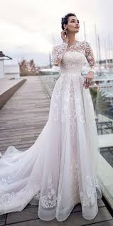 .long train wedding dress n2294, long wedding dress, bridal dress, cheap wedding dress at simibridaldresses.com. 24 Best Lace Wedding Dresses With Sleeves Wedding Dresses Guide
