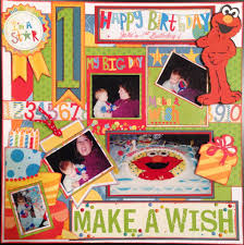Jake S 1st Birthday Scrapbook Com Birthday Scrapbook Layouts Birthday Scrapbook Pages Birthday Scrapbook