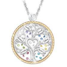 Personalized tree of life cremation urn necklace stainless steel. Our Story Personalised Family Tree Birthstone Necklace