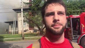 Interview with man rescued from house fire