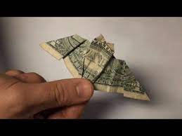 Origami Bat Dollar Bill Paper Folding Halloween Bats Tutorial Full Instructions Dollar Bill Origami Dollar Origami Origami Dollar Bill