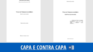 Capa De Um Trabalho De Portugues Resultado De Imagem Para Modelo De Capa E Contra Capa Para Trabalho De Faculdade Trabalhos Academicos Capas De Trabalhos Contracapa De Trabalho