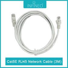 Cat 5 and cat 5e utp cables can support 10/100/1000 mbps ethernet. Infineo Network Cable Cat5e Rj45 Ethernet Lan 3 Meters