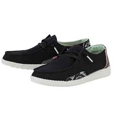 Footwear western boots casual shoes sandals work boots boot accessories view all. Hey Dude Shoes Women S Wendy Snake Shoes In Linen Black 121414792 Glik S