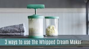 Chicken and broccoli braid, cold seafood pizza, cool veggie pizza, etc. 3 Ways To Use The Whipped Cream Maker Pampered Chef Youtube