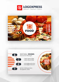Restaurant Food Business Card Design Template Food Business Card Design Business Card Template Design Food Business Card