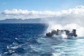 U.S. Department of Defense (DoD) - A landing craft, air cushion, from ACU 5  transits the Pacific amid Exercise Rim of the Pacific (RIMPAC) 2024. RIMPAC,  the world's largest international maritime exercise,